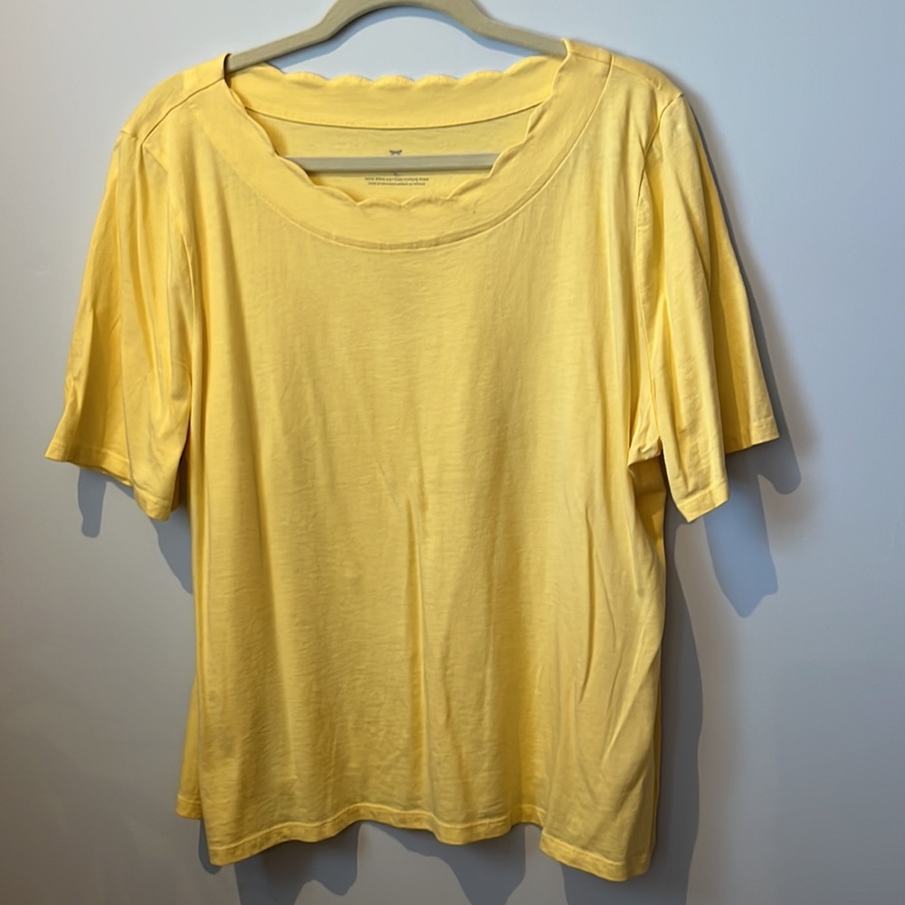 Yellow twill Talbots jacket - Picture 3 of 3